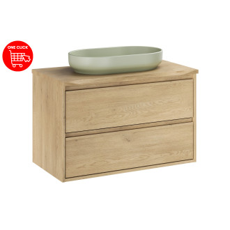 Comad SET-VOC B NAT CREMONA 80CM UN RIVER Koupelnová sestava 80 cm