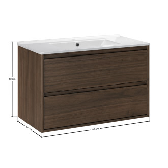 Comad SET-VOV 80CM LAVA Koupelnová sestava 80 cm s nábytkovým umyvadlem Lava