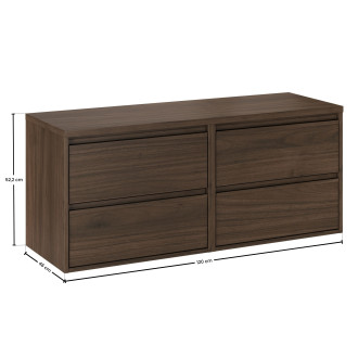 Comad SET-VOV B VILLA 120CM Koupelnová sestava 120 cm s deskou