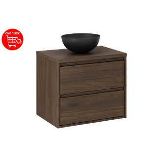 Zestaw meblowy 60cm z blatem i umywalką nablatową Domi