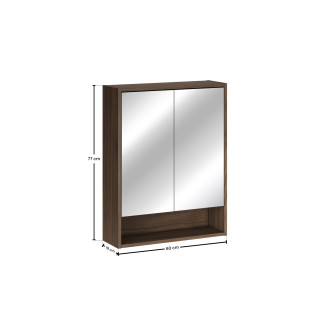 Comad VILLA UN 84-60-2D Zrcadlová skříňka 60 cm 2 dveře