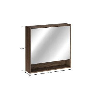 Comad VILLA UN 84-80-2D Zrcadlová skříňka 80 cm 2 dveře