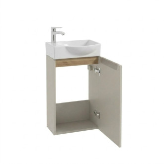 Koupelnová skříňka s umyvadlem Naturel Stilla 39x60x22 cm kašmír mat STILLADK04008UBL