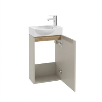 Koupelnová skříňka s umyvadlem Naturel Stilla 39x60x22 cm kašmír mat STILLADK04008UBR