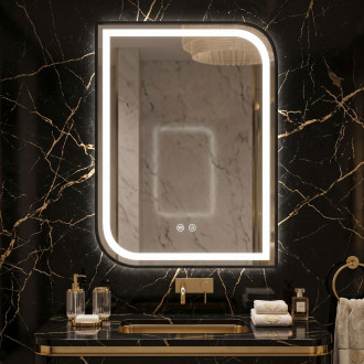 Zrcadlo LED ZONE 80X60 BLACK