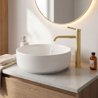 Koupelnová baterie Rea Rivo Brush Gold