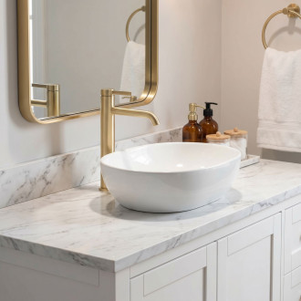 Koupelnová baterie Rea Rivo Brush Gold