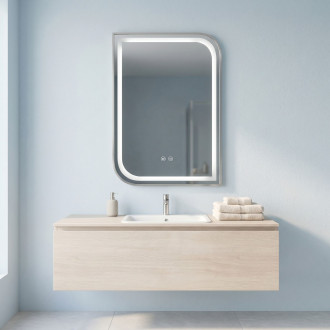 Zrcadlo LED ZONE 70x50  BRUSH NICKEL