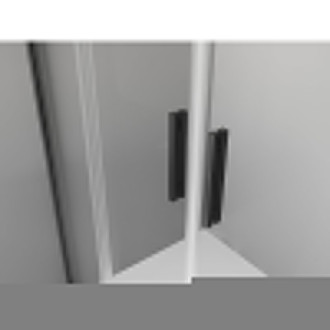 Mexen Exo-3S kabina prysznicowa 3-ścienna rozsuwana 130 x 80 cm, transparent, czarna - 8152-130-080-70-00-3S
