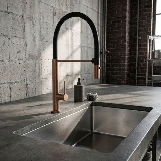 Kuchyňská baterie REA Viera - copper brush