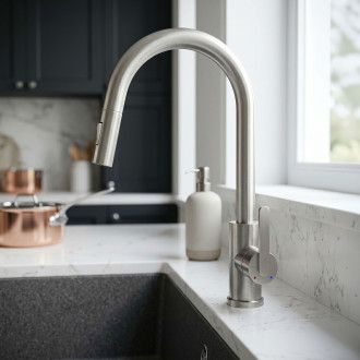 Kuchyňská baterie REA Ontario Brush Nickel