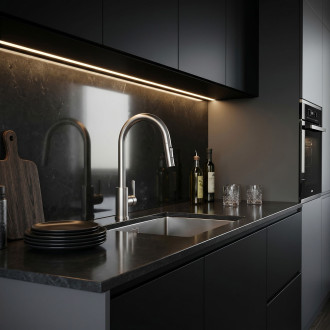 Kuchyňská baterie REA Ontario Brush Nickel