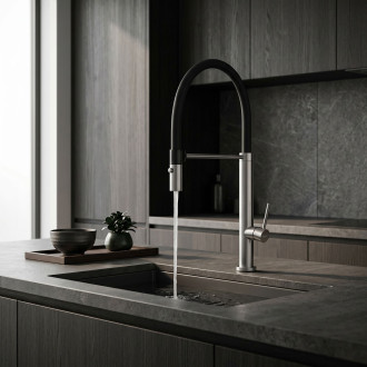 Kuchyňská baterie REA Viera - nickel brush