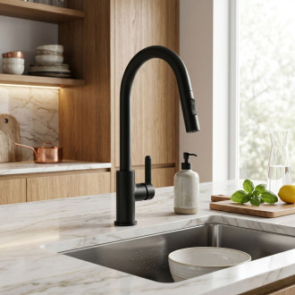 Kuchyňská baterie REA Ontario Black