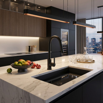 Kuchyňská baterie REA Ontario Black