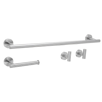 Sada koupelnových doplňků  Ari Brush Nickel 4 díly