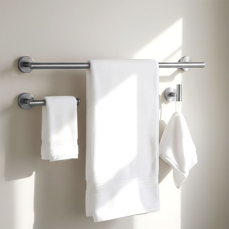 Sada koupelnových doplňků  Ari Brush Nickel 4 díly