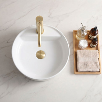 Koupelnová baterie Rea Rivo Brush Gold