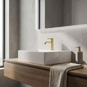 Koupelnová baterie Rea Rivo Brush Gold