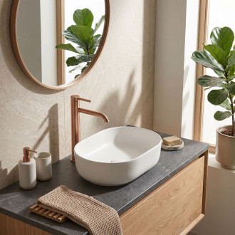 Koupelnová baterie Rea Rivo Brush Copper