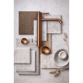 Koupelnová baterie Rea Rivo Brush Copper