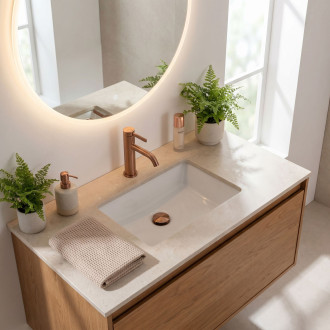 Koupelnová baterie Rea Rivo Brush Copper