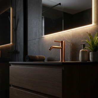 Koupelnová baterie Rea Rivo Brush Copper