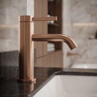 Koupelnová baterie Rea Rivo Brush Copper