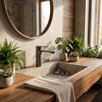 Umyvadlová baterie REA Drop Titan low