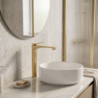 Umyvadlová baterie PREMIUM REA Vision Brush Gold High