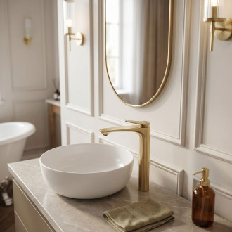 Umyvadlová baterie PREMIUM REA Vision Brush Gold High