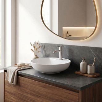 Koupelnová baterie Rea Rivo Brush Nickel