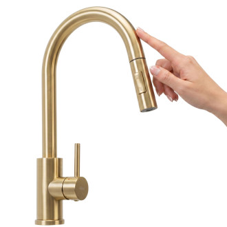 REA Fresh Touch Kuchyňská baterie Brush Gold REA-B9842