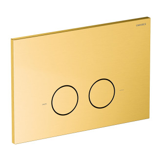 SET: STRONGFRAME stelaż podt. z ECO spłuk. + STEEL-R45 stal. przy. spł., złoty szczotkowany