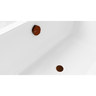 MARBLE vanová souprava s napouštěním, bovden, délka 800mm, měď mat