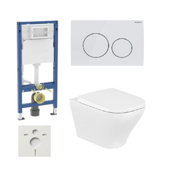Závěsný WC set předstěnová montáž Roca Optica SIKOGSROOPT