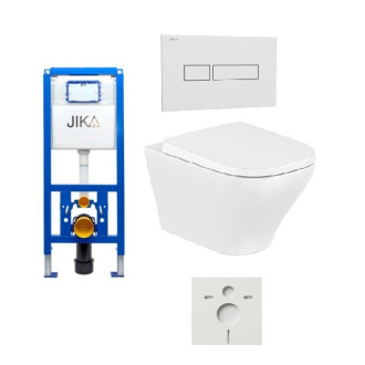 Závěsný WC set předstěnová montáž Roca Optica SIKOJSROOPTW