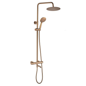 Sprchová sada s termostatem REA LUNGO Diamond - Copper