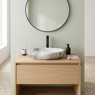 REA Umyvadlo na desku Roxy C Stone L.Grey REA-U6651