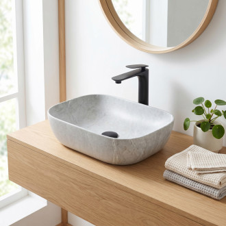 REA Umyvadlo na desku Livia Grey Matt REA-U3801