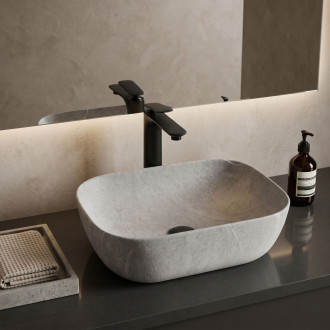 REA Umyvadlo na desku Livia Grey Matt REA-U3801