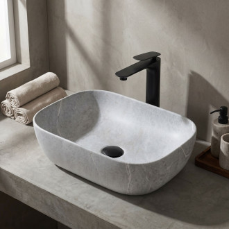 REA Umyvadlo na desku Livia Grey Matt REA-U3801