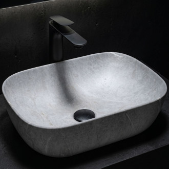 REA Umyvadlo na desku Livia Grey Matt REA-U3801