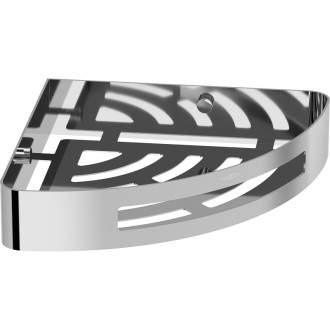 Rohový koupelnový koš Mexen Laxo-C, chrom - 70A8513-00
