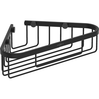 Rohový koupelnový koš Mexen Uni-T, černý - 70A8520-70