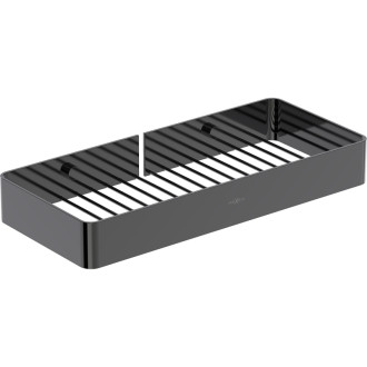 Koupelnový koš Mexen Evos-L, černý chrom - 70A8714-73