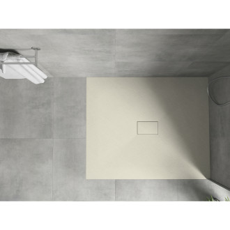 Mexen Hugo brodzik prostokątny SMC 120 x 100 cm, beżowy - 42691012