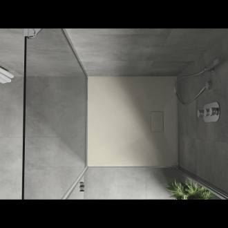 Mexen Hugo brodzik kwadratowy SMC 80 x 80 cm, beżowy - 42698080