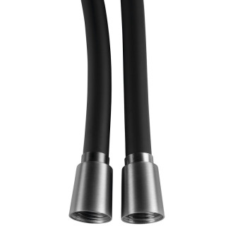 NOPEL plastová sprchová hadice, 150cm, černá mat