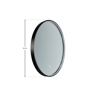 Comad SIRIUS LU LED 80 LED zrcadlo v rámu